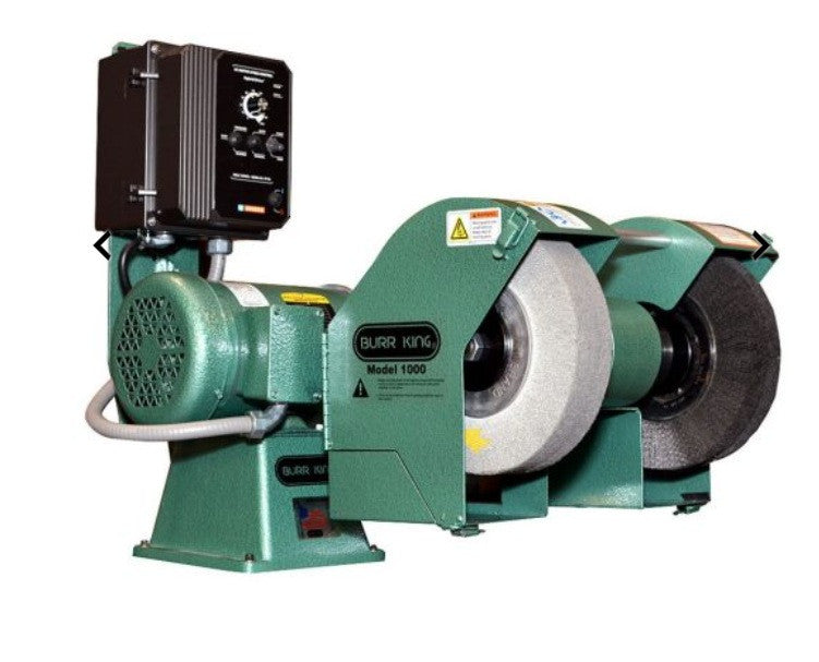 Burr King Model 1000 Variable Speed Deburrer/Polisher/Buffer