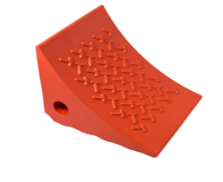 AME 15309 Urethane Wheel Chock, Orange