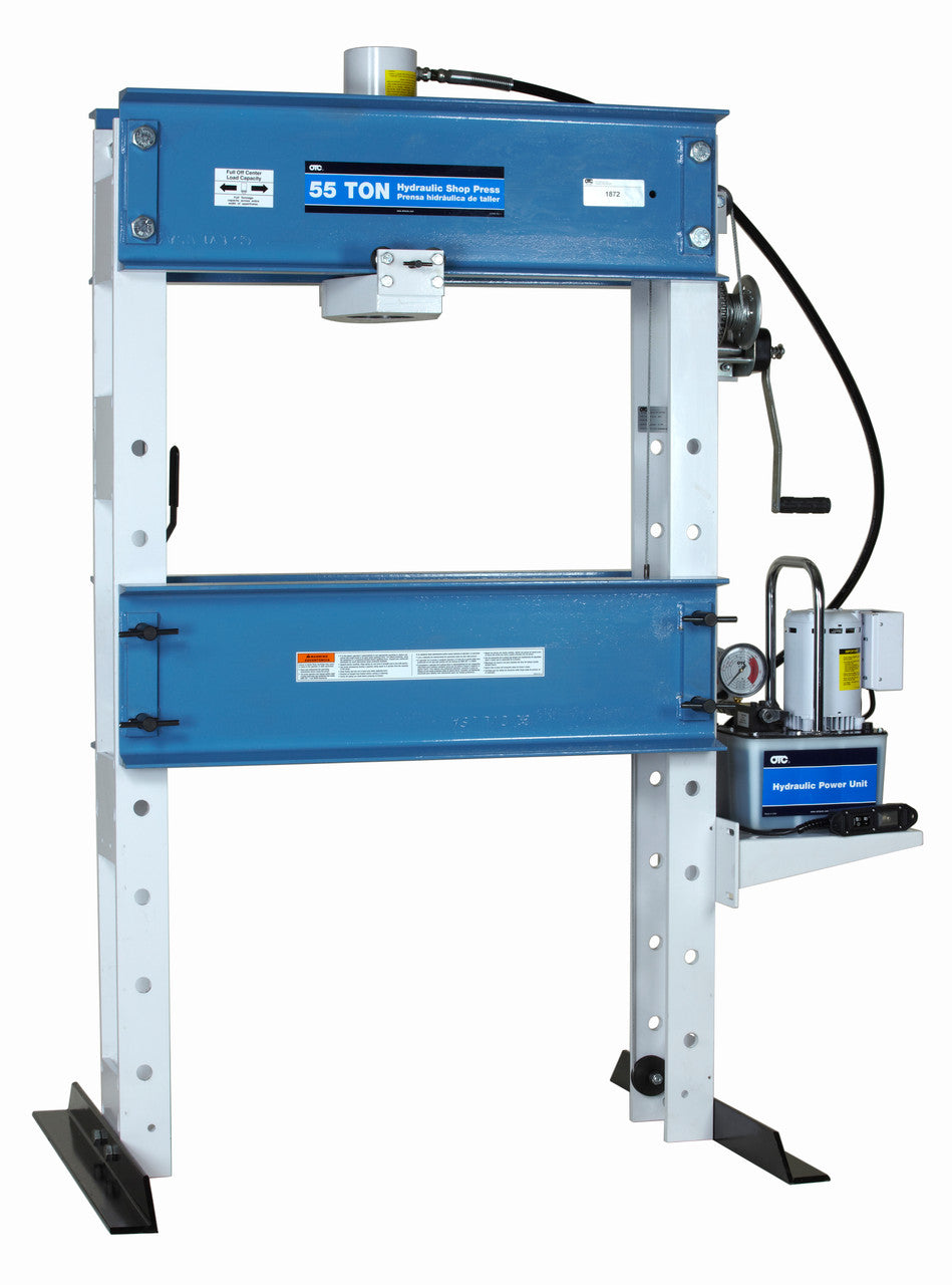 OTC 1872 55 Ton Heavy-Duty Shop Press 13" Stroke