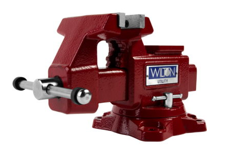 Wilton 28818 Utility Bench Vise 4-1/2" Jaw Width, 4" Jaw Opening, 360° Swivel Base