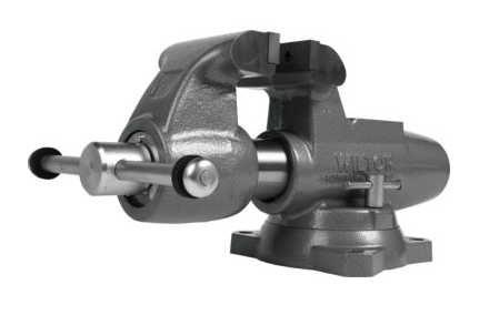 Wilton 500S Machinist 5” Jaw Round Channel Vise with Swivel Base