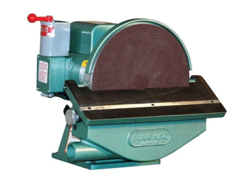 Burr King 29100 1.5 HP 120V 1PH Model 12 Bench Disc Grinder