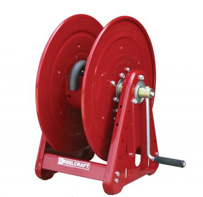 ReelCraft CA38106 M – 3/8 in. x 140 ft. Heavy Duty Hand Crank Hose Reel