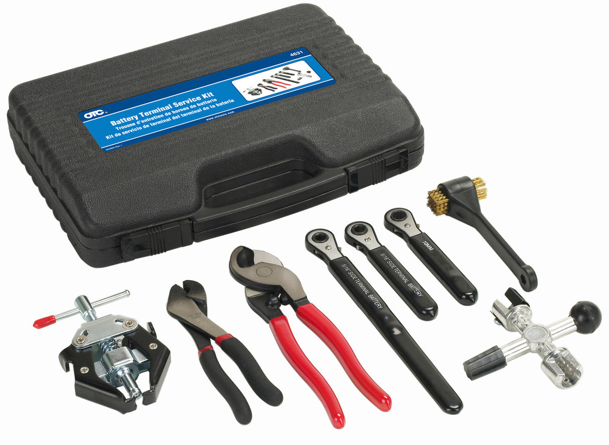 OTC 4631 Battery Terminal Service Kit, 8pc