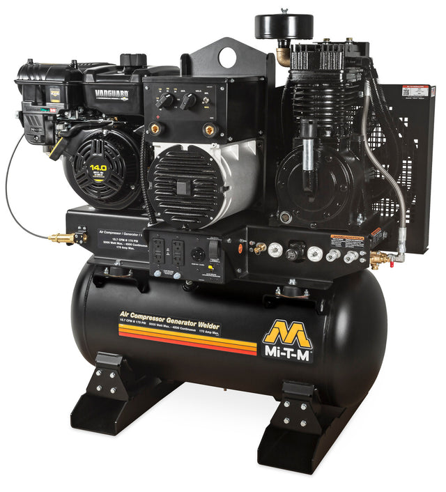 MI-T-M AGW-SV14-30M 30 Gallon Two Stage Gasoline Combination Compressor