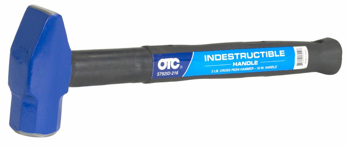 OTC 5792ID-216 Cross Pein Hammer Indestructible Handle, 2lb, 16"