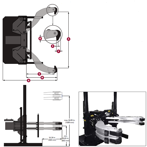 Posi Lock PTPH-200T 200-Ton Hydraulic Puller