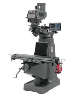 JET 690107 JTM-4VS Mill, 3 Ph, ACU-RITE 200S DRO and X-Axis Powerfeed