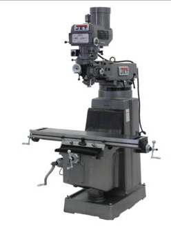 JET 690117 JTM-1050 Mill with ACU-RITE 200S DRO and X-Axis Powerfeed, 3HP, 3Ph,