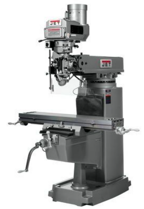 JET 690150 JTM-1050 Mill with X and Y-Axis Powerfeed, 3HP, 3Ph,