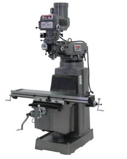 JET 690158 JTM-1050 Mill with 3 Axis ACU-RITE 200S DRO (Quill) and X-Axis Powerfeed, 3HP, 3Ph,