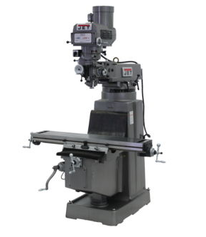 JET 690164 JTM-1050 Mill with 3 Axis ACU-RITE 200S DRO (Knee) and X-Axis Powerfeed, 3HP, 3Ph,