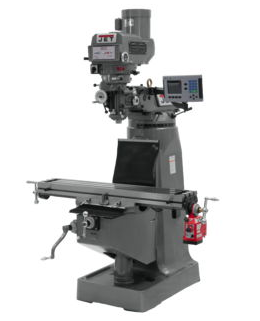 JET 690179 JTM-4VS-1 Mill, 1PH,  ACU-RITE 200S DRO and X-Axis Powerfeed