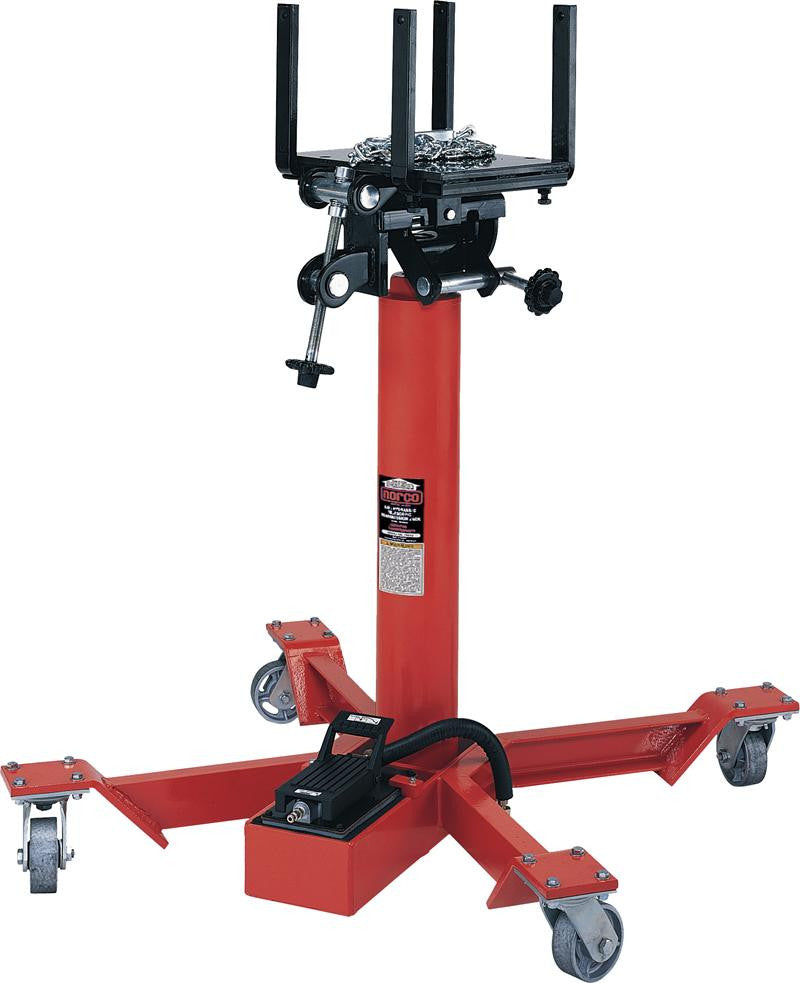 Norco Lifting 72701A 1 Ton Under Hoist Air/Hyd Transmission Jack w/Foot Pump