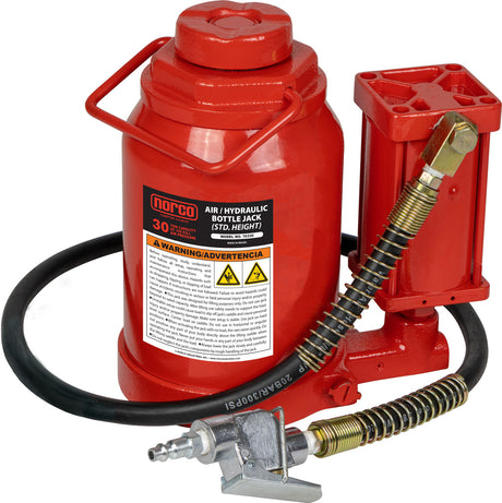 Norco Lifting 76330 30-Ton Capacity Standard Height Air Operated Hydraulic Bottle Jack