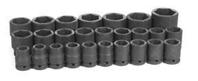 Grey Pneumatic 8026M 3/4'' Drive Standard Length Metric Set