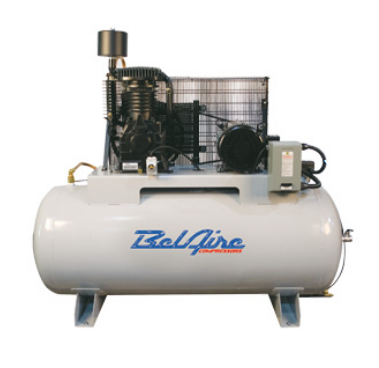 BelAire 3312D4 2 x 5 HP, 460V, 3Ph, 120 Gal Electric Duplex Compressor