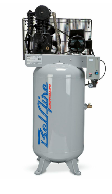 BelAire 438VE4 5HP, 460V 3 PH, 80V Gal Iron Series Piston Compressors