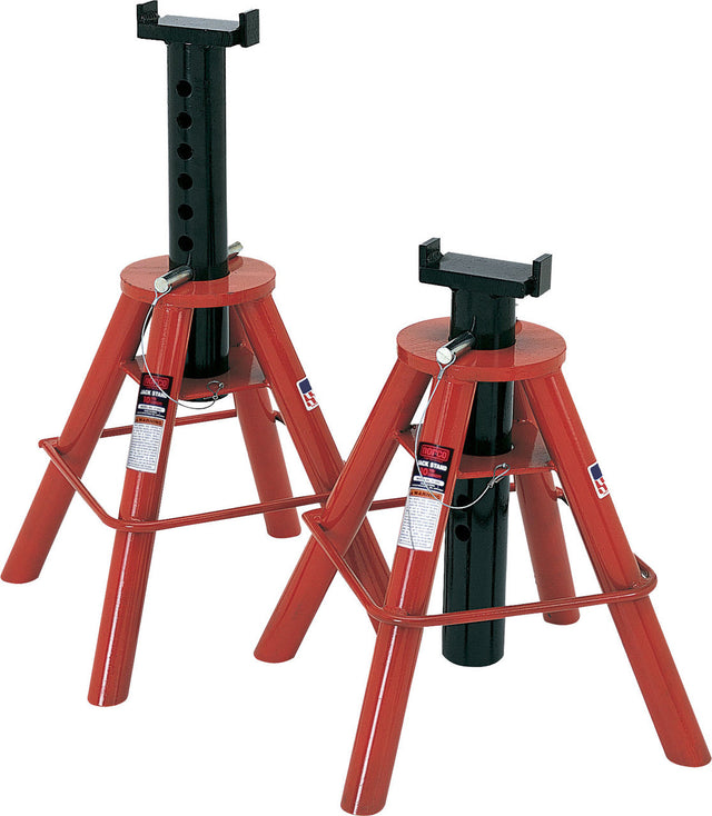 Norco Lifting 81208 10 Ton Pin Jack Stands | 10.5" to 17"