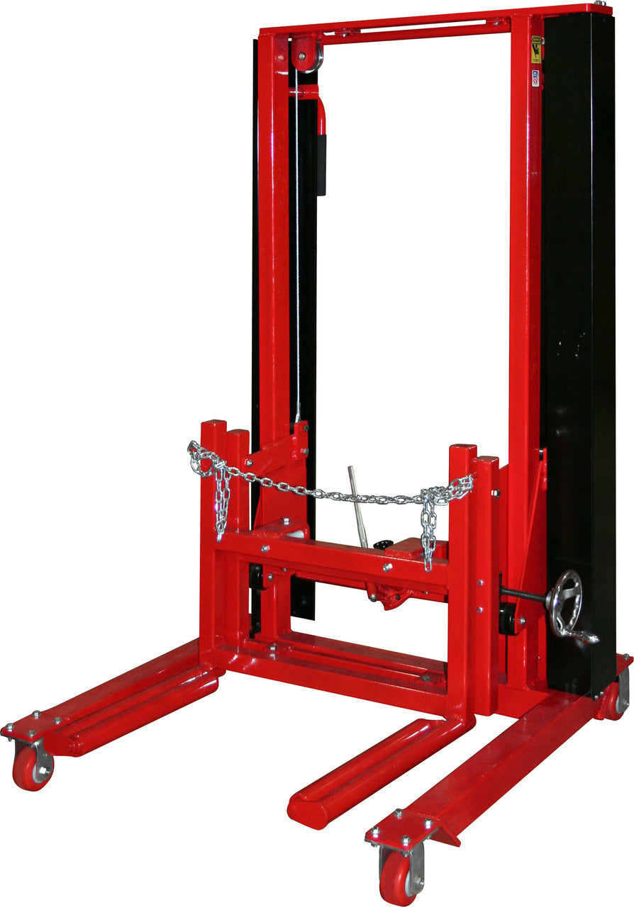 Norco Lifting 82304 1/2 Ton Capacity Air/Hydraulic High Lift Wheel Dolly