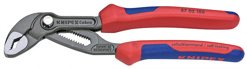 Knipex 8702180 7 1/4" Cobra Pliers-Comfort Grip