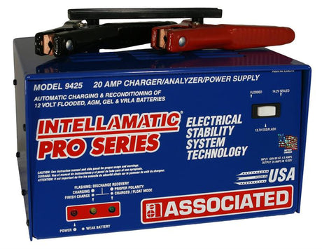 Associated 9425 Intellamatic 12 Volt Charger/Analyzer/Power Supply