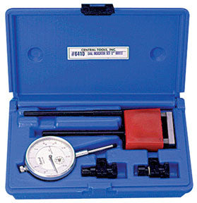 Central Tools 6410 Long Range Dial Indicator - Magnetic Mounting