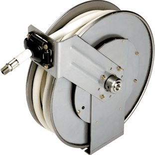 Hosetract LCS-550-AW 1/2 x 50 Stainless Steel Hose Reel - MADE IN USA