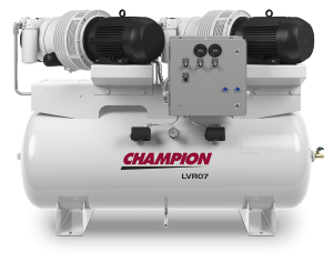 Champion LVR07PDRHS-12 10 HP 120 Gal Horizontal Tank - Duplex