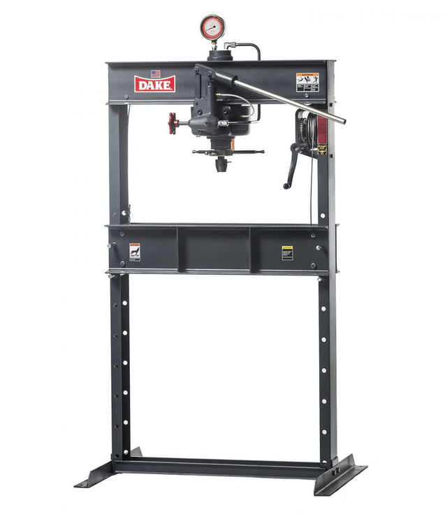 Dake 907001 25H 25 Ton 5" Stroke Hand-Operated Hydraulic Press