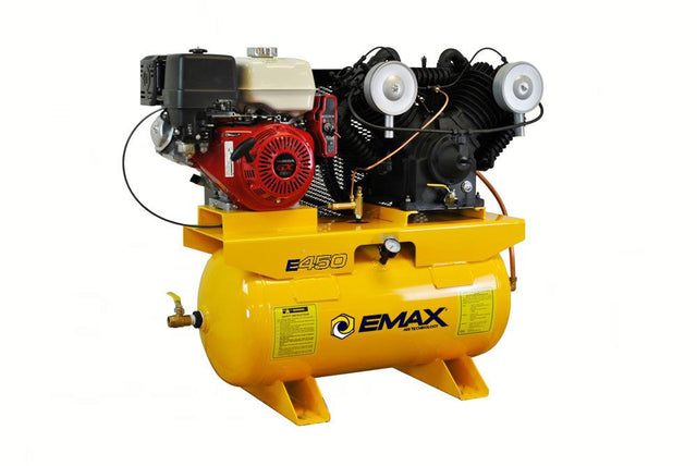 EMAX EGES1330V4  2 Stage 13 HP 30 Gallon Gas Air Compressor