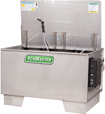 Fountain Industries EcoMaster 150, 149 Gal Heated Agitating Lift Aqueous Parts Washer 230VAC/1PH