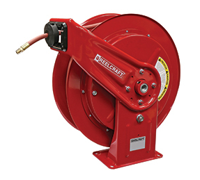 Reelcraft HD76100 OLP Heavy Duty Spring Retractable Hose Reel | 3/8" x 100'