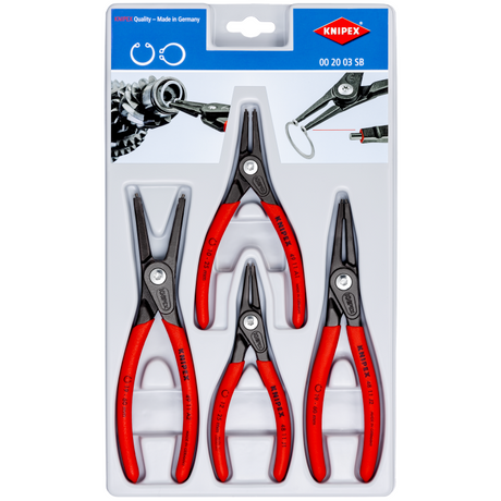 Knipex 00 20 03 SB Precision Circlip Pliers Set