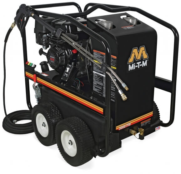 MI-T-M HSP-3003-3MGH 3000 PSI Hot Water, Gasoline, Pressure Washer