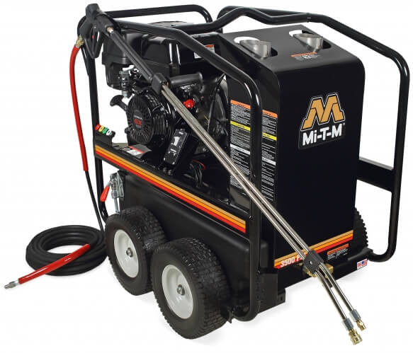 MI-T-M HSP-3504-3MGH 3500 PSI Hot Water, Gasoline, Pressure Washer