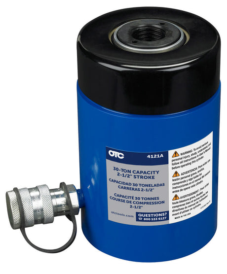 OTC 4121A-MA 30 Ton Hollow Center Hydraulic Ram (w/o Adapter)