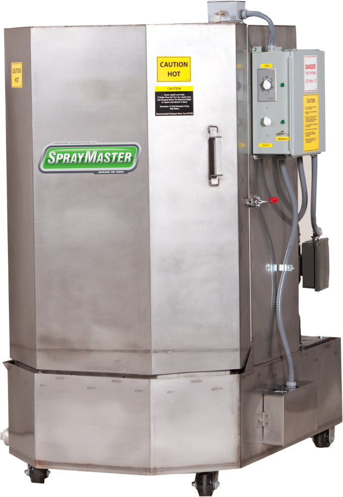 Fountain Industries SprayMaster 9600SS-231 (Stainless Steel) 85 Gallon Front Loading Spray Wash Cabinet