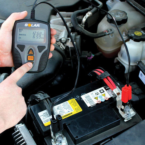 Solar BA9 12V Digital Battery and System Tester | IN USE