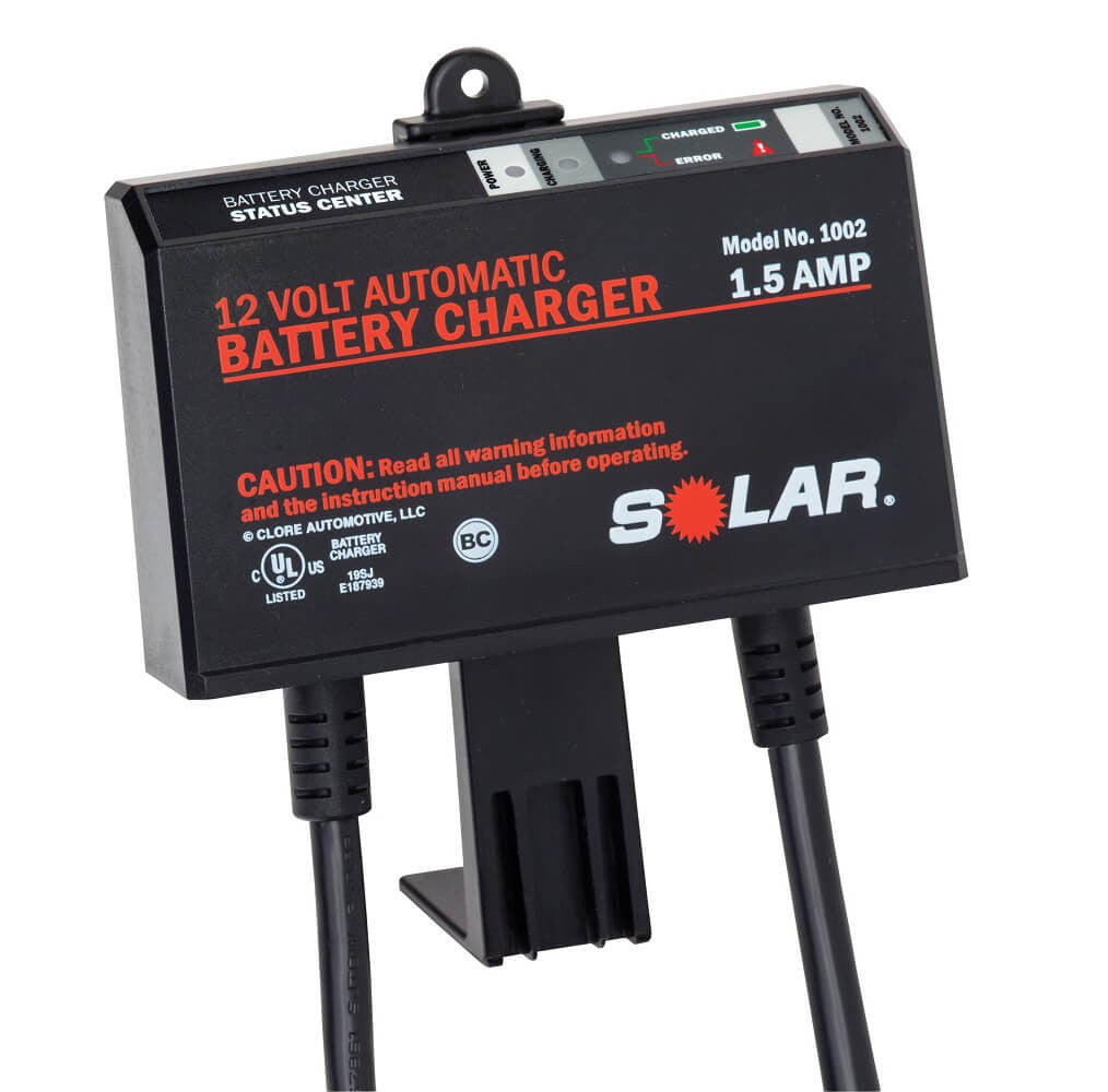 Solar 1002 1.5 Amp 12V Automatic Underhood Charger