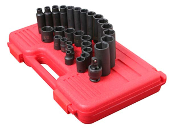 Sunex 3329 3/8" Dr Metric Master Imp Socket Set, 29Pc