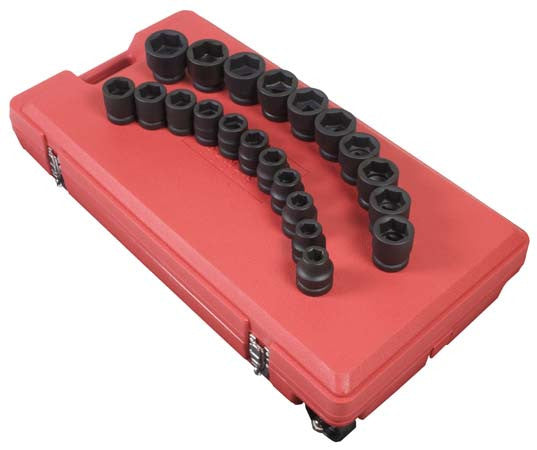 Sunex 5692 1" Dr. 21 Pc. SAE Impact Socket Set