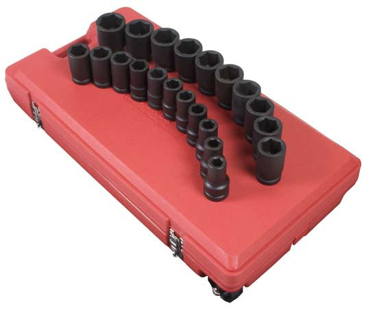 Sunex 5693 1" Drive 21 Piece SAE Deep Impact Socket Set