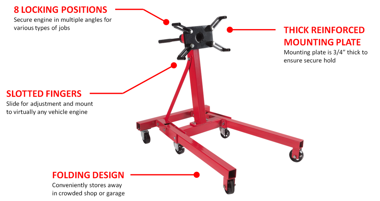 Sunex 8400 1 Ton Folding Engine Stand