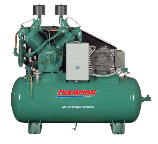 Champion HR25-12ADV 25 HP Horizontal Tank Air Compressor