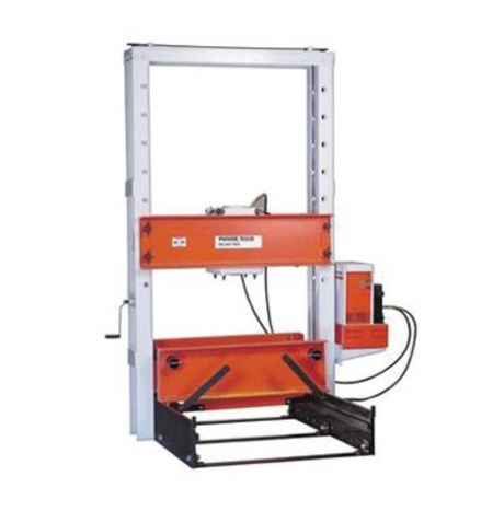 Power Team RB20013S 200-ton Double-Acting H-Frame Roll-Bed Floor Press