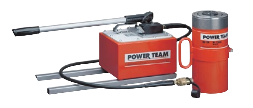 Power Team RPS1002 Shorty 100-ton Cylinder & Pump Set 2.25" Stroke