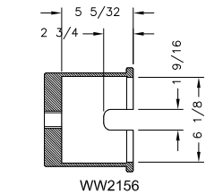 Kiene WW2156 Parallel Spindle Trailer Socket